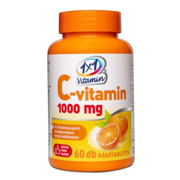 1x1 Vitamin c-vitamin 1000mg rágótabletta 60 db