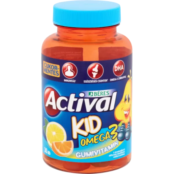 Actival Kid  Omega-3 gumivitamin 30 db