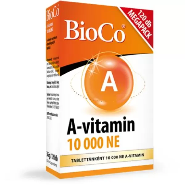 Bioco a-vitamin 10 000 ne 120db