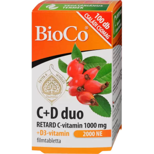 BioCo C+d dou retard vitamin kapszula 100 db