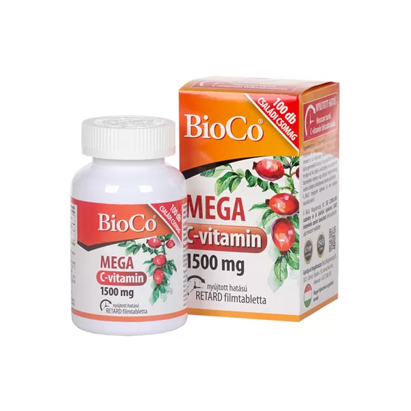 BioCo Mega c-vitamin családi csomag 1500 mg kapszula 100 db