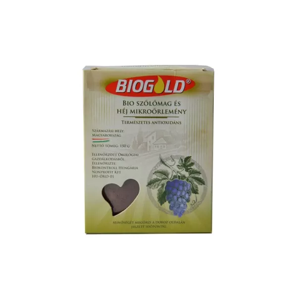 Biogold Bio szőlőmag és héj mikroőrlemény 150 g