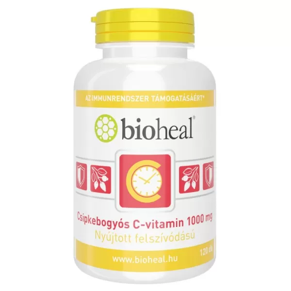Bioheal Csipkebogyós c-vitamin 1000mg nyújtott felszívódású 120 db
