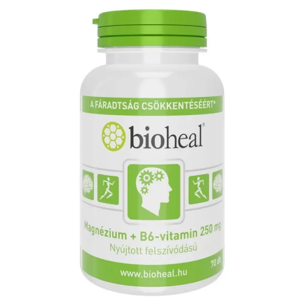 Bioheal magnézium+b6 vitamin tabletta 70db