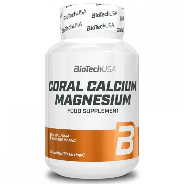 BioTechUSA Coral calcium-magnesium tabletta 100 db