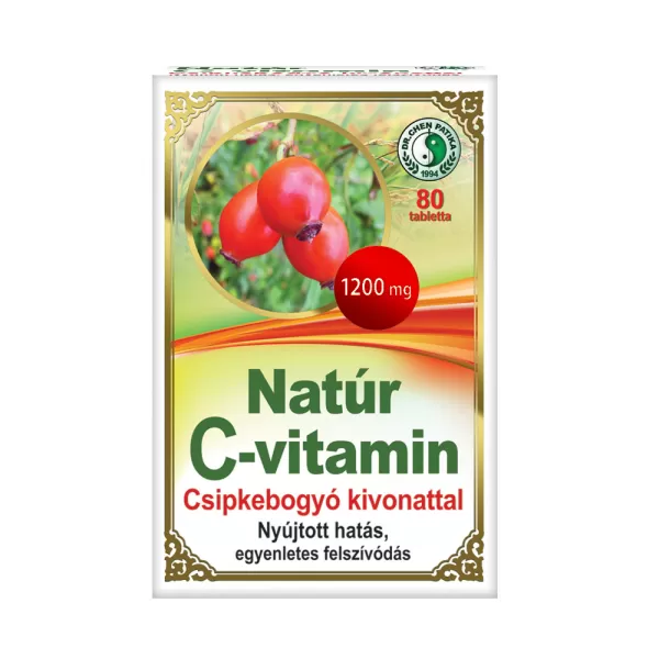 C-vitamin csipkebogyó tabletta 80 db