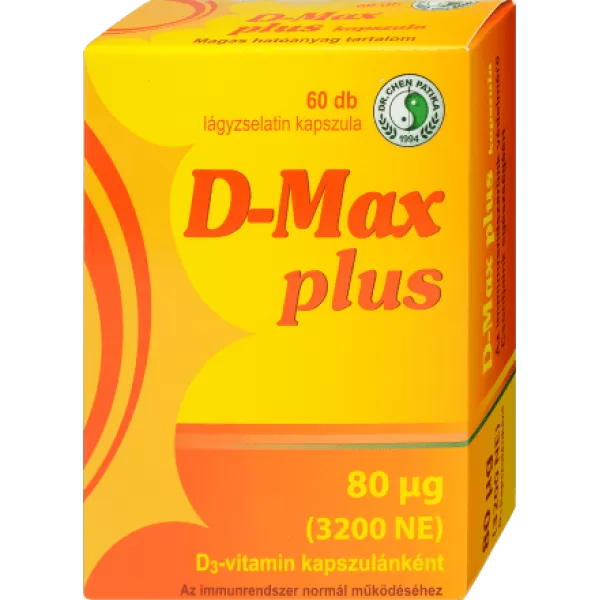 Dr.chen D-max plus d3-vitamin 3200ne kapszula 60 db