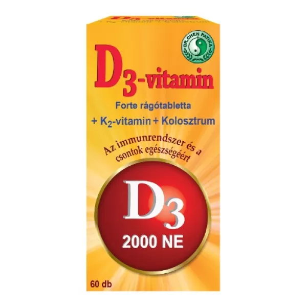 Dr.chen D3-vitamin forte rágótabletta 60 db