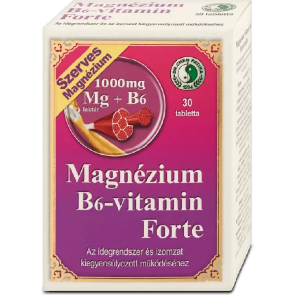 Dr.chen Magnézium b6-vitamin forte tabletta 30 db