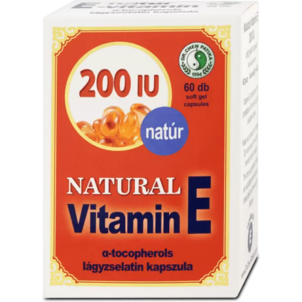 Dr.chen Natural vitamin e 200 kapszula 60 db