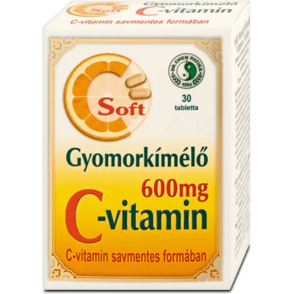 Soft gyomorkímélő c-vitamin tabletta 30 db
