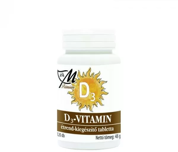 Dr.m Prémium d3-vitamin tabletta 120 db