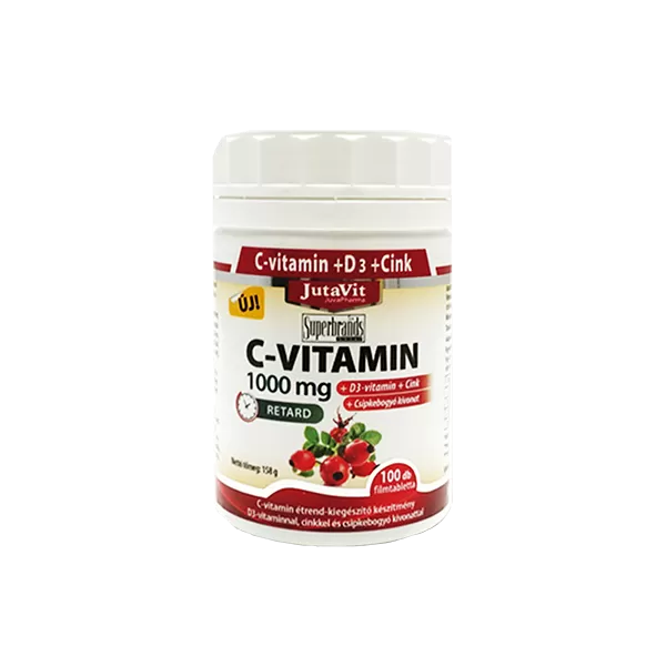 Jutavit C-vitamin 1000 mg+d3+csipkebogyó kivonattal 45 db