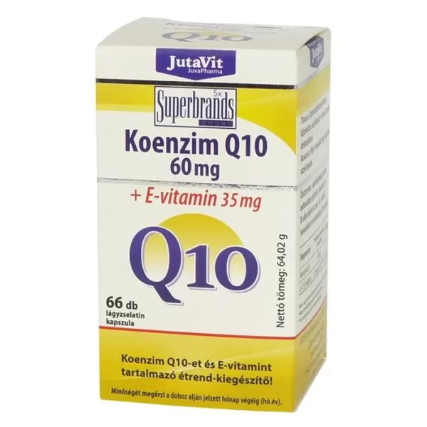 Jutavit Koenzim q-10+e-vitamin kapszula 60+6db 66 db