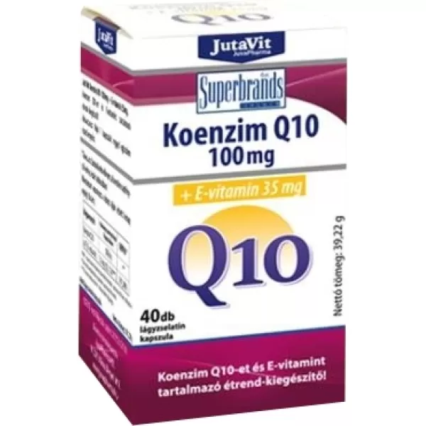 Jutavit Koenzim q10 100mg+e-vitamin kapszula 40 db