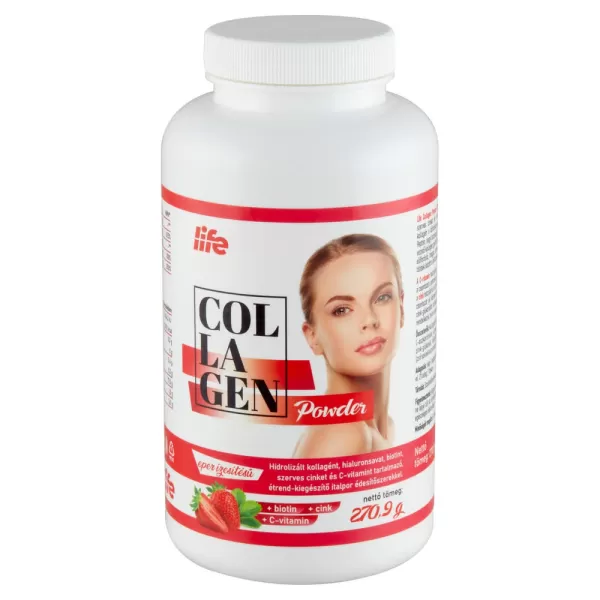 Life collagen por eper ízesítéssel 270,9g