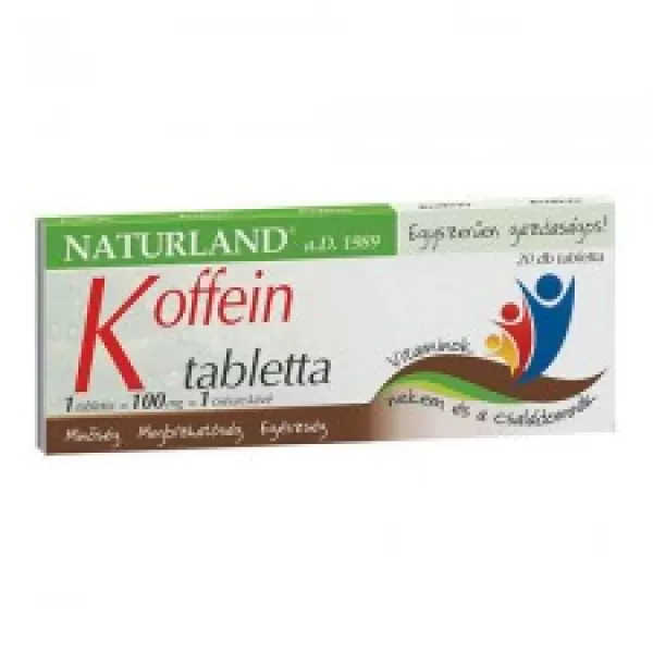 Naturland Koffein tabletta 20 db