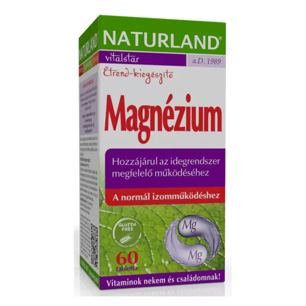 Naturland Magnézium tabletta 60 db