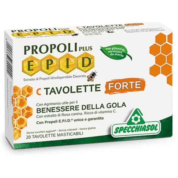Naturtanya Specchiasol epid forte propolisz szopogató tabletta extra hatóanyaggal 20 db