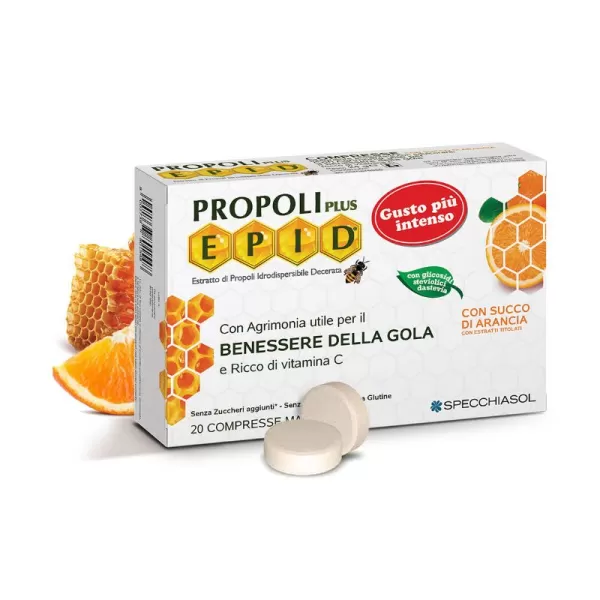 Naturtanya Specchiasol epid forte propolisz szopogató tabletta narancsos 20 db