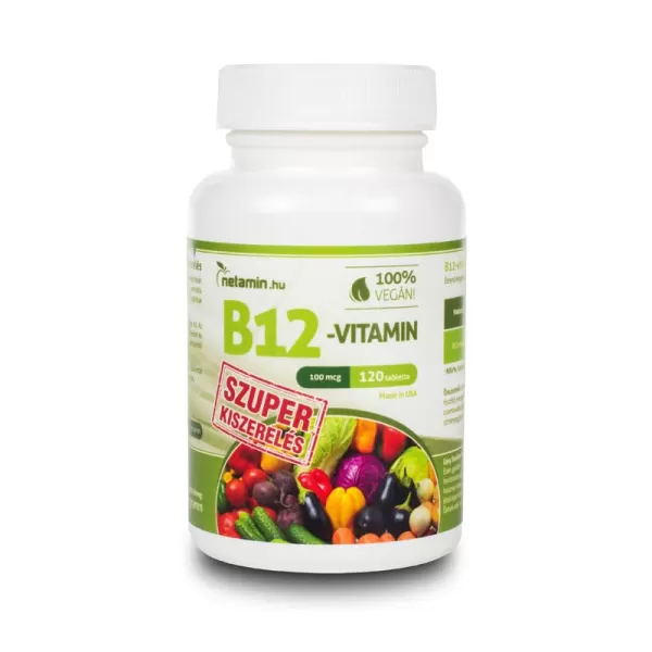 Netamin Metil-b12 vitamintabletta 60 db