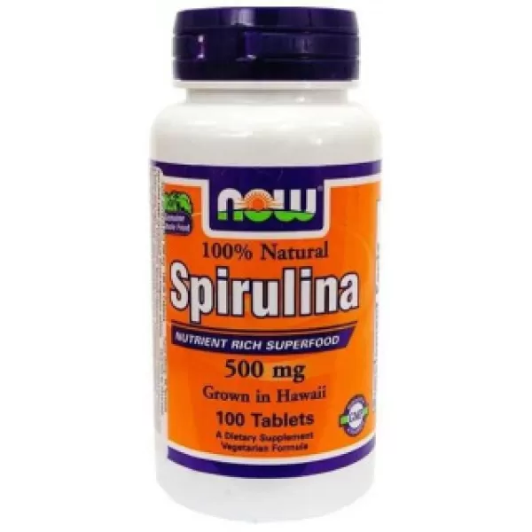 Now Spirulina tabletta 100 db