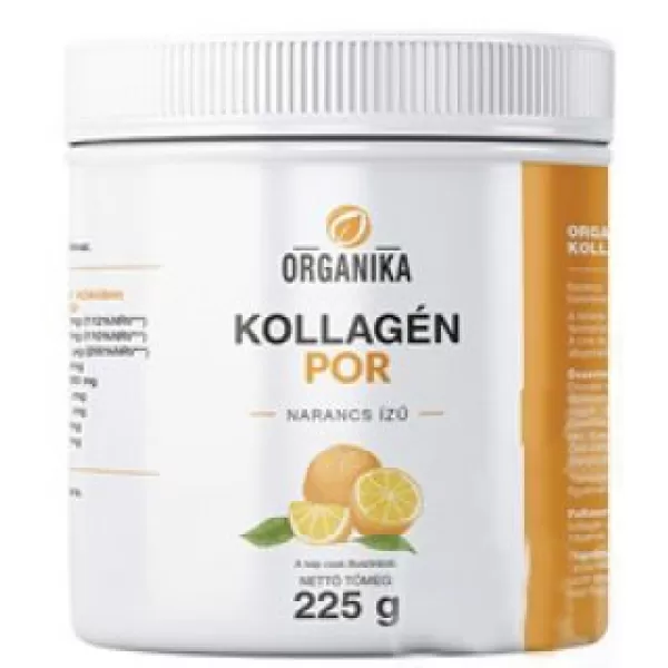 Organika kollagén italpor narancs ízű 225 g
