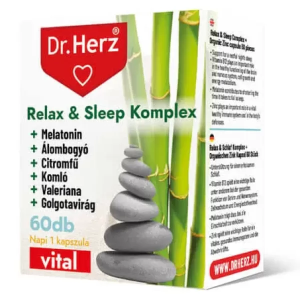 Relax and sleep komplex kapszula 60 db