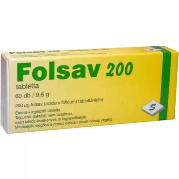 Selenium Folsav tabletta 60 db