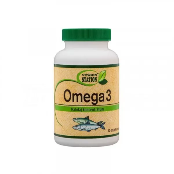 Vitamin Station Omega-3 zselétabletta 90 db