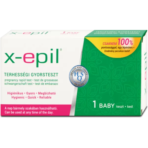 X-Epil terhességi gyorsteszt csík 1 db