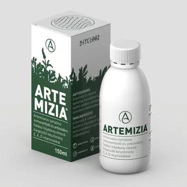 Artemisinin tartalmú immunerősítő és antioxidáns hatású folyékony étrend kiegészítő 150 ml