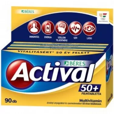 actival 50+ filmtabletta 90db