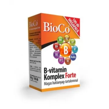 B-vitamin komplex forte tabletta 100 db