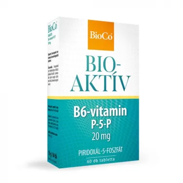 bioaktív b6-vitamin p-5-p 20mg tabletta 60 db