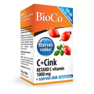 C+cink retard c-vitamin 1000 mg 100 db