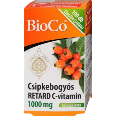 C-vitamin 1000mg csipkebogyós retard 100 db