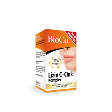 lizin c+cink komplex megapack tabletta 100 db