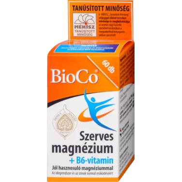 Szerves magnézium b6-vitamin tabletta 60 db