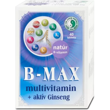 B-max multivitamin tabletta 40 db