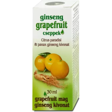 Grapefruit cseppek ginsenggel 30 ml