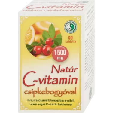 Natúr c-vitamin csipkebogyóval 60 db
