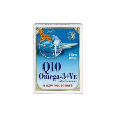 Q10+omega-3+e-vitamin kapszula 40 db