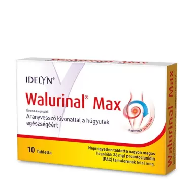 Walurinal max aranyvesszővel tabletta 10 db