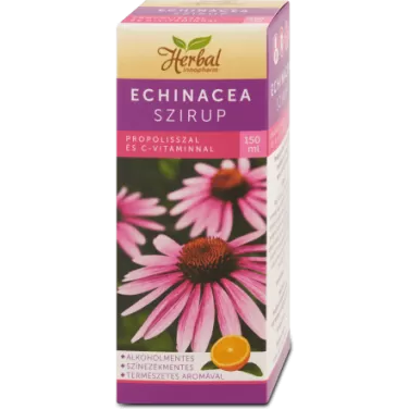 Herbal echinacea szirup propolisz+c-vitamin 150 ml