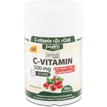 C-vitamin 500 mg+d3+cink 100 db