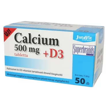 Calcium tabletta 500mg 50 db