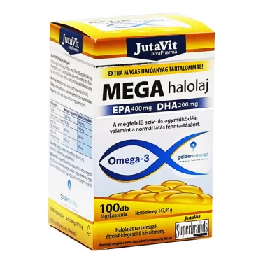 Mega halolaj omega-3  kapszula 100 db