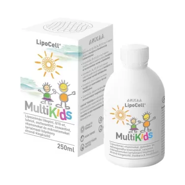 Lipocell multikids folyékony vitamin liposzómás 250ml