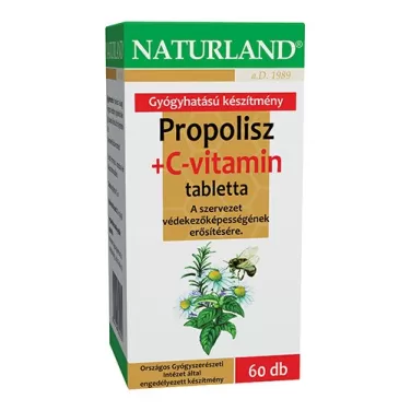 Propolisz+c-vitamin tabletta 60 db
